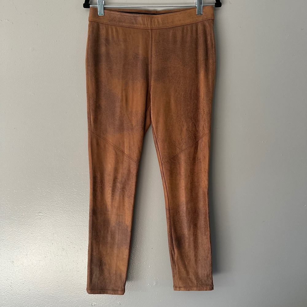 Free People Never Let You Go Vegan Suede Leggings | Brown